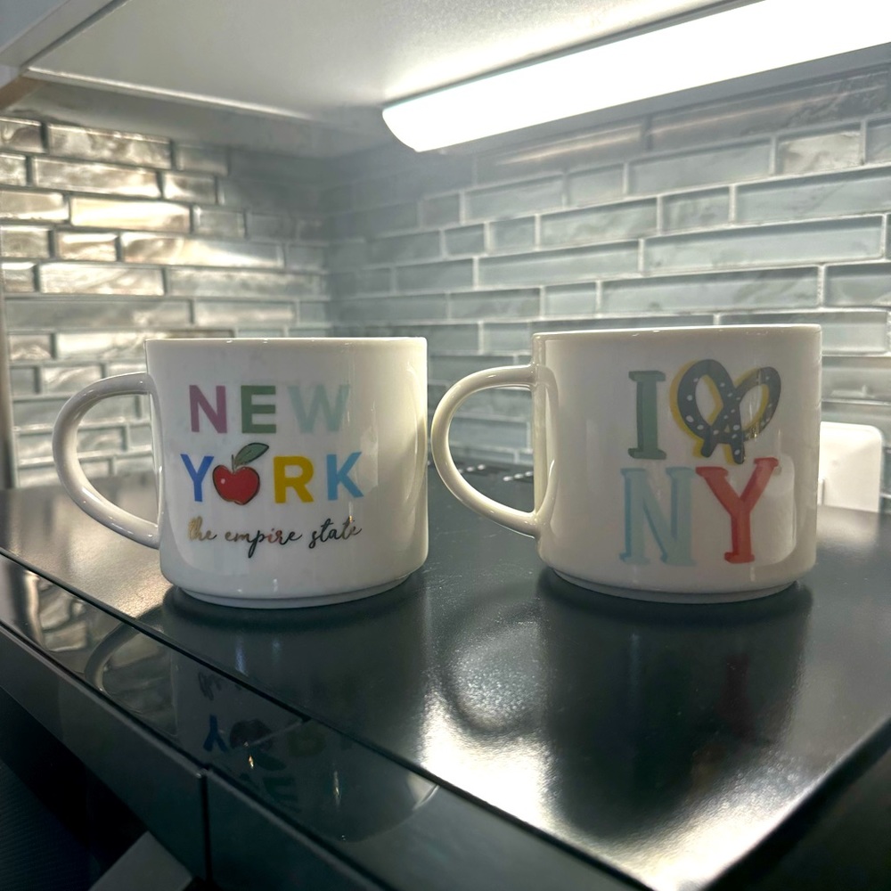 Set of two Threshold New York Mugs